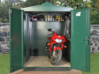 motorbike shed : secure motorbike storage