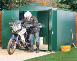 Motorbike Storage Garage from Gardien | garden security
