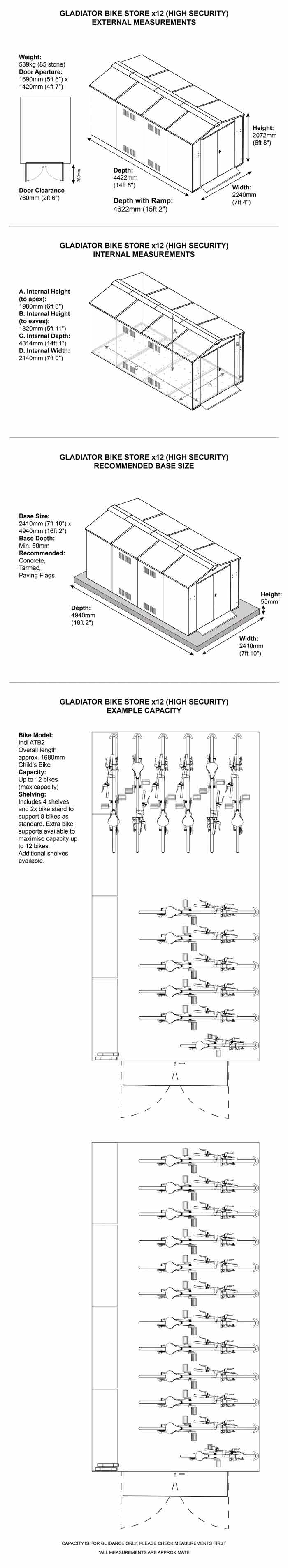 Asgard Gladiator Dimensions