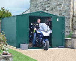 Gladiator Plus 1 Motorbike Shed 7ft x14ft from Gardien | garden security