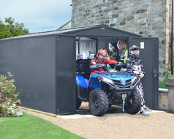 Gladiator Plus 1 Quad ATV Shed 7ft x14ft from Gardien | garden security