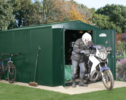 Gladiator Plus Motorbike Shed 7ft x11ft from Gardien | garden security