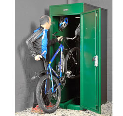 Asgard Vertical Bike Locker from Gardien | garden security