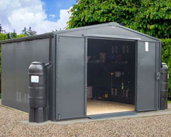 Asgard Garrison Large Workshop Shed 10ft x11ft from Gardien | garden security