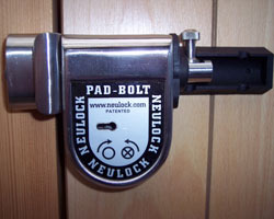 neulock secure pad bolt